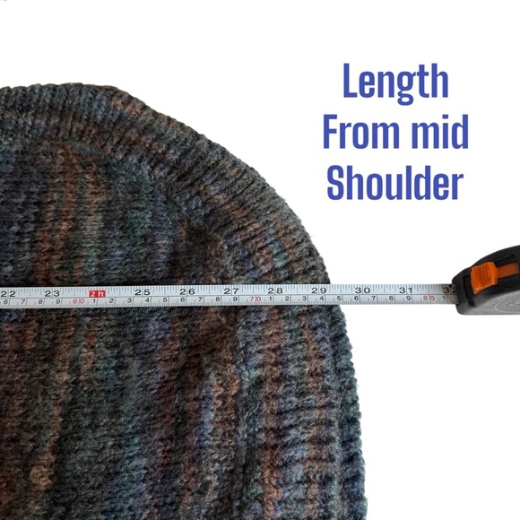 Chico’s Spacedye Striped Pullover Sweater Oversized Tunic Womens US M Chicos 1 - Picture 10 of 12